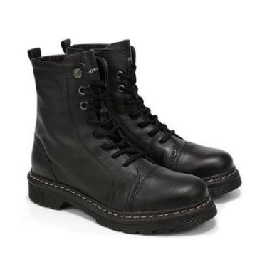 Imagem de Bota Couro Coturno Cravo & Canela Feminina-Feminino