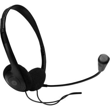 Imagem de Headset Office Bright Usb com Adaptador Usb-c com Microfone de Alta Sensibilidade Preto Bright