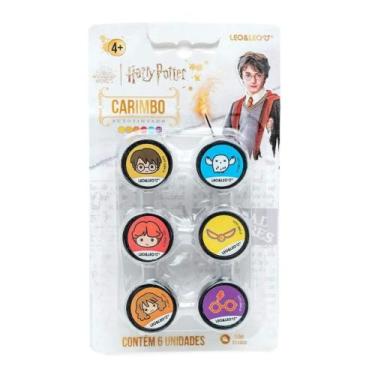 Imagem de Carimbo Autotintado Decorado Harry Potter - Blister c/ 6 Und. Leo&Leo 