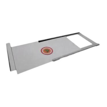 Imagem de Registro Para Fogão A Lenha Em Chapa De Inox 0,20mm 30x23cm - Brassol