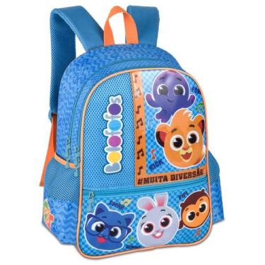 Imagem de Mochila Bolofofos Oficial Escola Creche Passeio Pequena Infantil 0 a 4