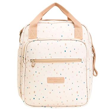 Imagem de Bolsa Maternidade Média Pirulitando Coleção Confete Marfim