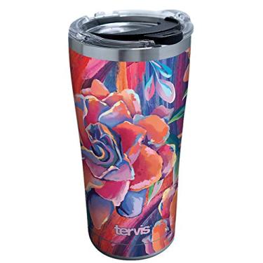 Imagem de Tervis Copo térmico de parede tripla Sugar Magnolia mantém as bebidas frias e quentes, aço inoxidável legado de 590 ml, magnólia de açúcar