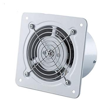 Imagem de Fã exausto 25w 4 polegadas cozinha banheiro ventilação ventilação ventilador de exaustão parede ventilador de ventilador de ventilação com rede protetora e válvula de cheque Ventiladores de ventilação