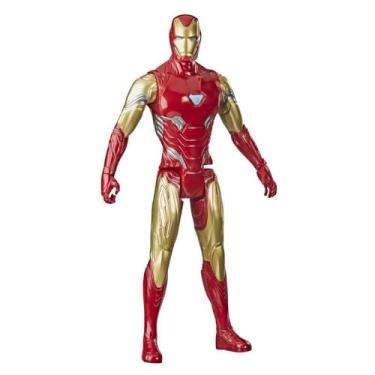 Imagem de Boneco Marvel Avengers Titan Hero, Figura de 30 cm Vingadores - Homem de Ferro - F2247 - Hasbro, Vermelho e dourado
