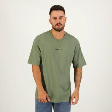 Imagem de Camiseta Oakley Skull Bark Verde-Masculino