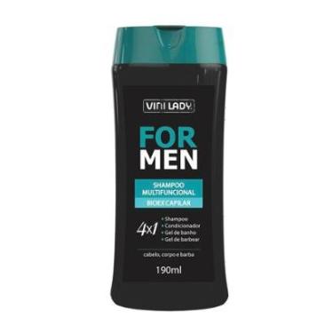 Imagem de Shampoo Multifuncional For Men 4 em 1 Bioex Capilar 190ml Vini Lady-Masculino