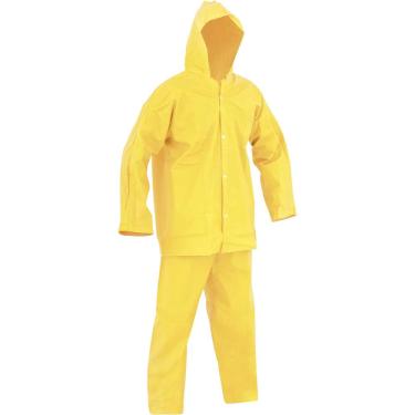 Imagem de Conjunto Calça e Japona Pvc Amarelo Com Capuz Tam. G 7099000001- CapSeg CapSeg