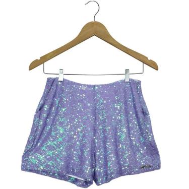 Imagem de Shorts Labellamafia Paete Touch Lilas Feminino-Feminino