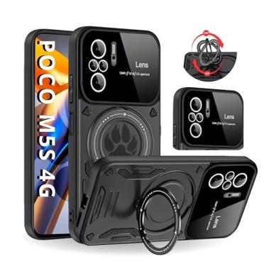 Imagem de Capa Capinha Armor Anti Choque Ring Luxo Para Poco M5s 4G (Tela 6.43) + Anel Giratório + Proteção De Câmera - Proteção Militar