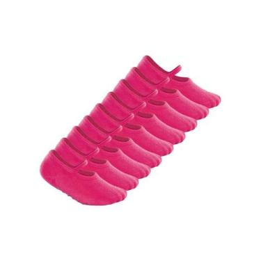 Imagem de Kit 9 Pares de Sapatilhas Bebê Antiderrapante Lupo 2027-004, Rosa
