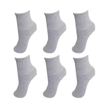 Imagem de Kit 12 Pares De Meias Infantil Cano Médio Alto Unissex - Naimus, Kit c