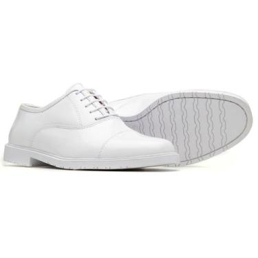 Imagem de Sapato Social Militar SSB Branco - Kallucci, Branco, 41