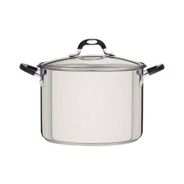 Imagem de Caldeirão Astro Silicone Em Aço Inox Com Fundo Triplo Com Tampa De Vidro 30 Cm 20,8 L