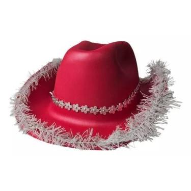 Imagem de Chapéu Infantil Vermelho Adulto Country Boiadera Ana Castela - Loja Di