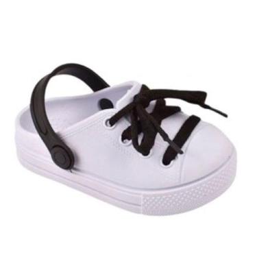 Imagem de Sandália Babuche Tênis Papete com Cadarço Infantil Menina Menino Leve 