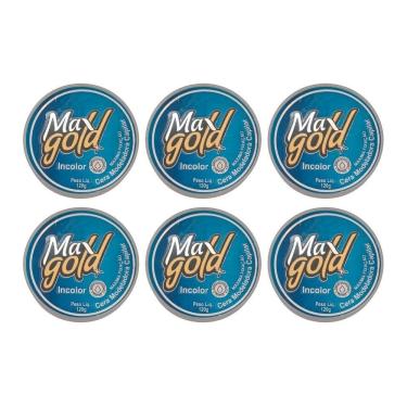 Imagem de Cera Capilar Maxgold Modeladora Incolor 120G - Kit Com 6Un