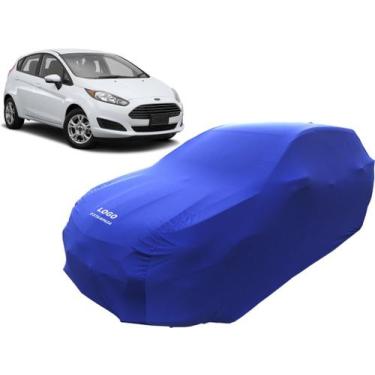Imagem de Capa Para Carro De Tecido Lycra Ford Fiesta Hatch Anti-risco - Mz, Azu