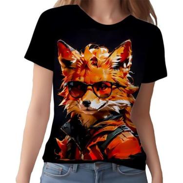 Imagem de Camisa Camiseta Tshirt Animais Óculos Raposa Moderna 5 - Enjoy Shop, M