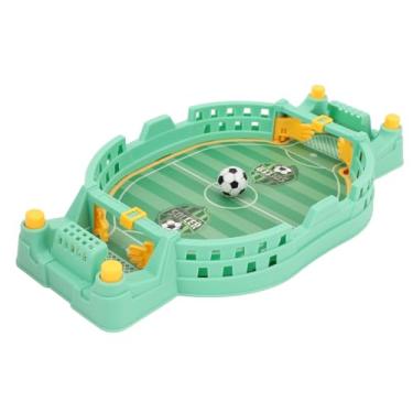 Imagem de Jogos de Pebolim, Jogo de Futebol de Mesa Interativo Engraçado Simples de Jogar Manual de Pontuação Jogos de Futebol Pinball Brinquedo para Sala de Jogos Interior (Verde)
