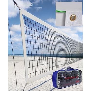 Imagem de CVT Rede De Vôlei Profissional Resistente Ao Ar Livre Com Cabo De Aço Para Aeronaves 32X3Ft Villeyball Tamanho Oficial Melhor Rede De Vôlei De Voleybol Rede De Bola De Vôlei Para Serviço Pesado Redes