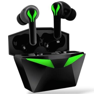 Imagem de Fone de Ouvido Bluetooth Premium com Cancelamento de Ruído Avançado Microfone Alta Definição Compatível com Ios Android Academia Corrida Música e Games