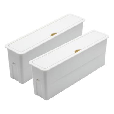 Imagem de 2 Caixas De Tomadas Para Embutir Mesas Escritórios 3 Tomadas (Branco)