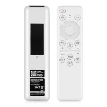 Imagem de Controle remoto de voz solar BN59-01432A para Samsung Frame TV remoto de substituição com célula solar Bluetooth, compatível com Smart TVs Samsung The Frame Neo QLED 8K HDR Ultra HD, modelo VG-TM2360E
