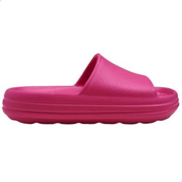 Imagem de Chinelo Nuvem Infantil Menina Molekinha Macio Leve, 35, Slide, Pink, P