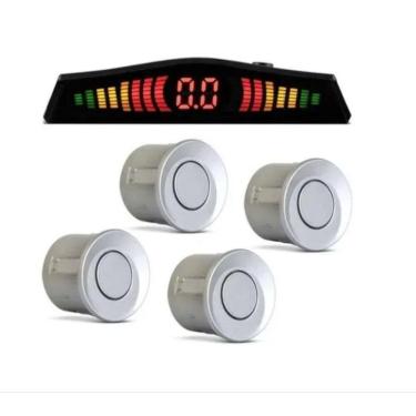 Imagem de Sensor De Estacionamento 4 Pontos 22Mm Prata