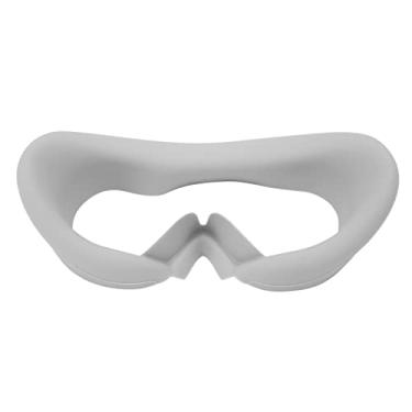Imagem de Almofada Facial VR, Capa Facial VR de Silicone, Resistente à Sujeira, Abertura de Molde de Máquina Real Integrada para Jogos (Cinza)