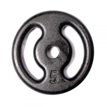 Imagem de Anilha Pintada Peso Para Musculação 5Kg