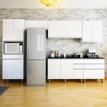 Imagem de Cozinha 6 Peças C/Gaveteiro Top Class Batrol Branco Branco