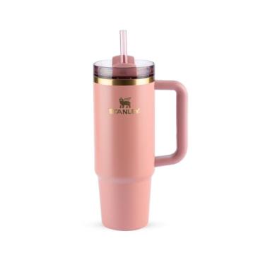 Imagem de Stanley - Copo Quencher H2.0 FlowState 887ml - Copo de aço inoxidável com tampa, isolamento a vácuo, para água, chá gelado, café, smoothies e muito mais, Antique Pink