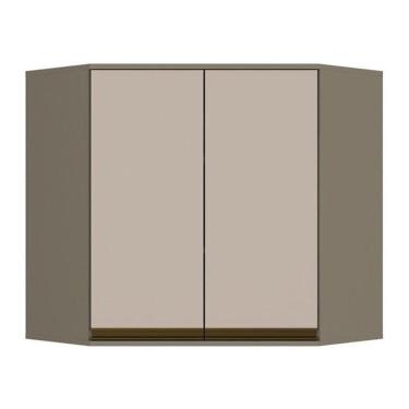 Imagem de Armário Aéreo Canto Oblíquo 83cm Connect Duna-cristal - Móveis Henn Duna-cristal