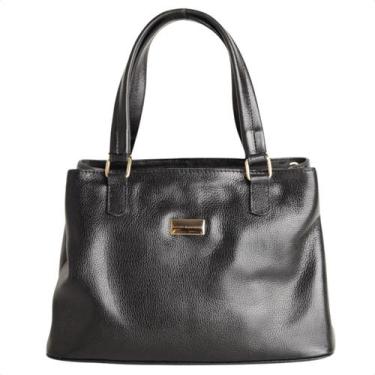 Imagem de Bolsa Estruturada Preta Dm Obsession, Preto, UN