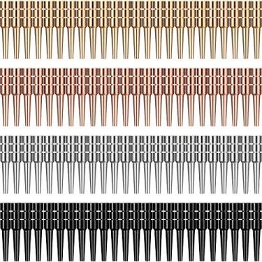 Imagem de 96 Pieces Metal Cribbage Pegs Cribbage Board Pegs Fit 1/8 Holes Cribbage Pins with a Tapered Design for Family and Friend Cribbage Traditional Board Game, 4 Colors