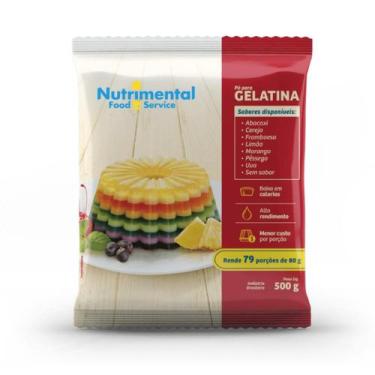 Imagem de Gelatina abacaxi nutrimental 500g rende 83 porções de 80ml