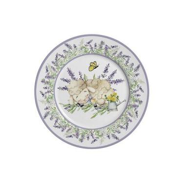 Imagem de Conjunto com 6 Pratos de Sobremesa Blessed Easter Pascoa Ø21cm - Allea