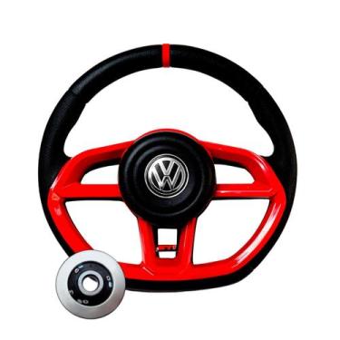 Imagem de Volante Volkswagen Gol G5 G6 Saveiro Voyage Fox Golf Polo - Compatível