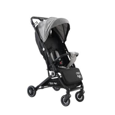 Imagem de Carrinho de Bebê Passeio Vira Berço NIVI Maxi Baby, Cinza