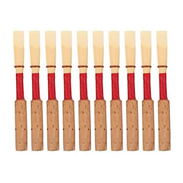 Imagem de ZJchao 10pcs de Força Média Oboe Palhetas Artesanais de Bambu Feitos para Oboísta Não é Necessária Com Longa Vida útil de Vida útil
