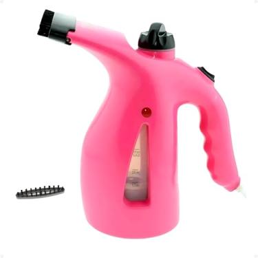 Imagem de Passadeira de Roupa Vapor Portátil Vaporizador 300ML Passar Roupa e Tecido Tira Mofo Ferro Vertical de Mão Casa VOLTAGEM 110V (ROSA/PINK)