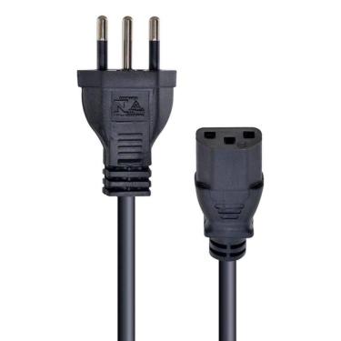 Imagem de Cabo De Força Tripolar Para Fonte 3x0,50 Mm 250v - 2 Metros - Pc - 10