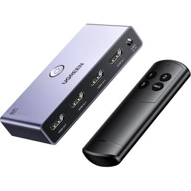 Imagem de Divisor Switcher Hdmi 2.1 8K 60Hz 4K 120Hz Controle Remoto