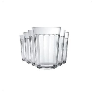 Imagem de Jogo de Copos Americanos em Vidro 300ml 6 Peças - Nadir