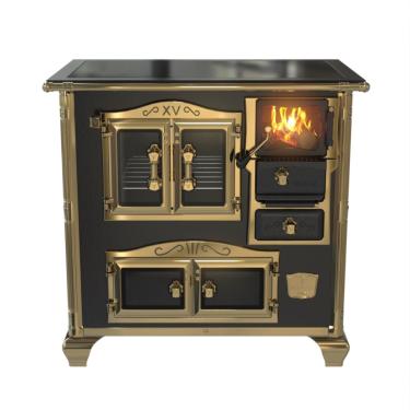 Imagem de Fogao a Lenha N 1 Princess Premium Preto Gold Se