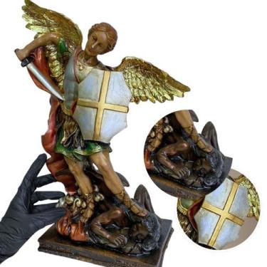 Imagem de Imagem De São Miguel Arcanjo Grande Resina Santos Católicos - Europio