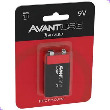 Imagem de Kit 1, 2, 3, 4 ou 5 Baterias Pilha Alcalina 9v Cod 4081000145 Avant Us