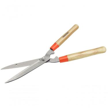 Imagem de Tesoura Para Cerca Viva E Grama Tramontina Com Em Aço Cabos De Madeira